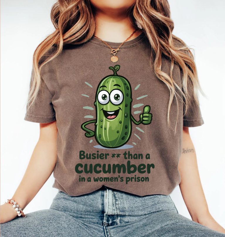 Busier Than a Cucumber Funny T-Shirt