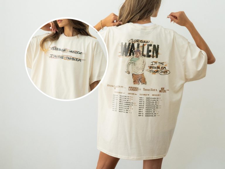 Wallen Concert 2025, Morgan I'm The Problem Tour 2025 T-Shirt