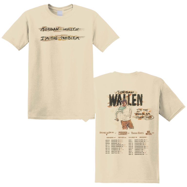 Wallen Concert 2025, Morgan I'm The Problem Tour 2025 T-Shirt