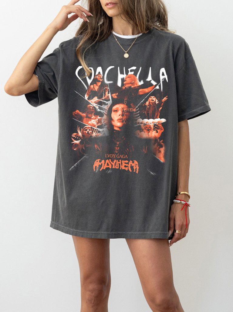 Lady Gaga Mayhem Coachella 2025 T-shirt