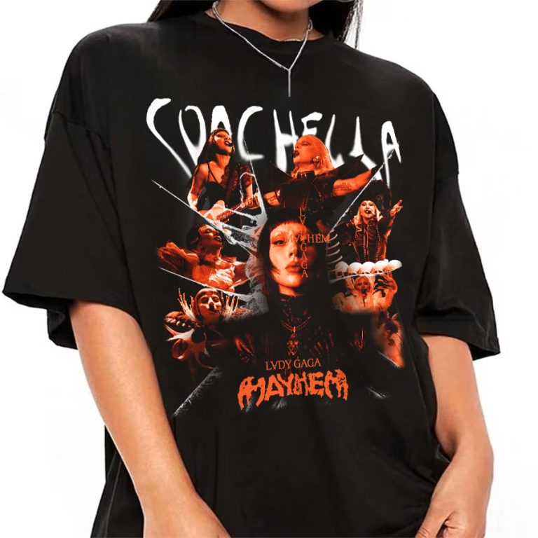 Lady Gaga Mayhem Coachella 2025 T-shirt