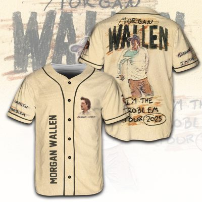 I'm the problem Morgan Wallen Tour 2025 - Baseball Jersey Shirt TCM38