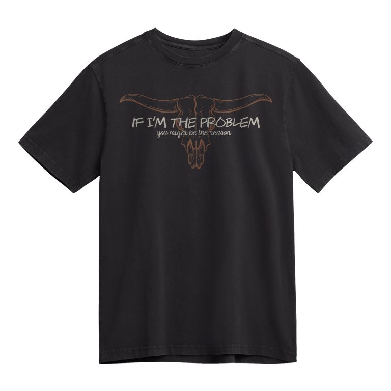 If I'm the problem, you might be the reason T-shirt lyrics