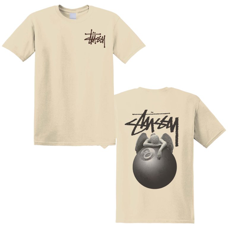 Stussy 8 Ball Angel Graphic Tee