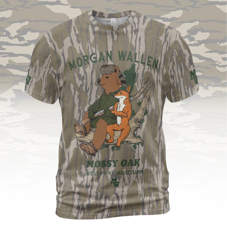 3D SHIRT Norris Bear x Mossy Oak Fox Tee T-shirt