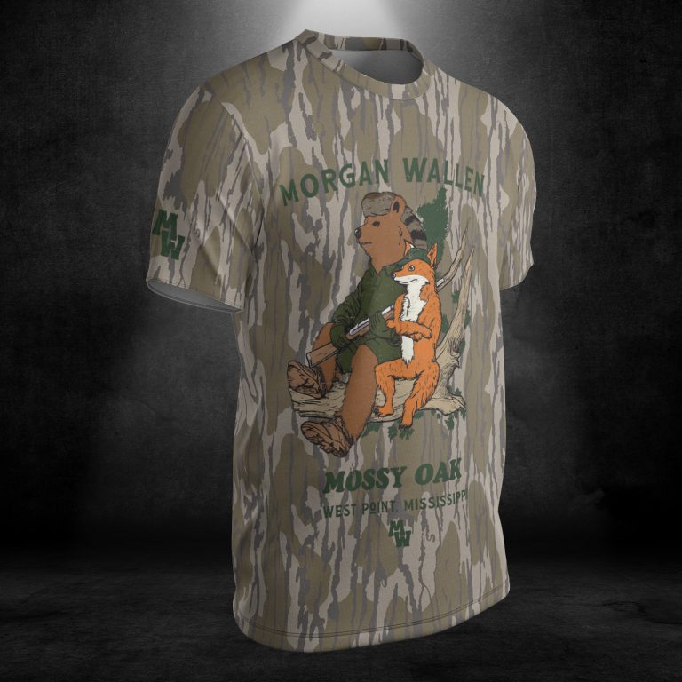 3D SHIRT Norris Bear x Mossy Oak Fox Tee T-shirt