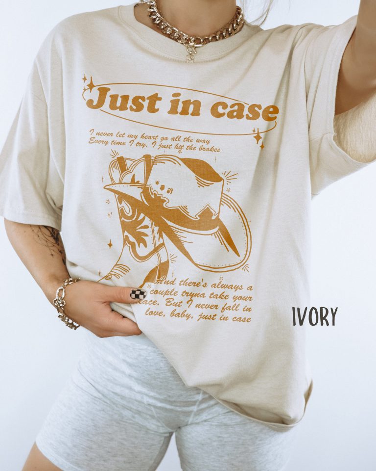 Morgan Wallen Just In Case lyrics T-SHIRT