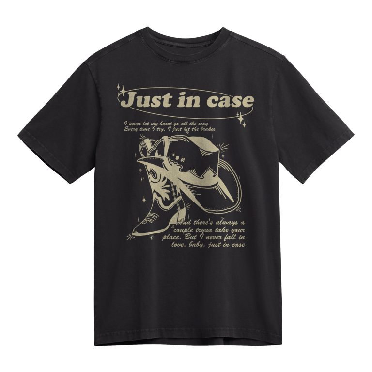 Morgan Wallen Just In Case lyrics T-SHIRT