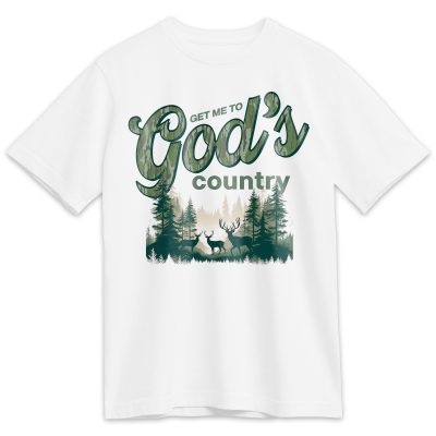 TAKE ME TO GOD'S COUNTRY HUNTING SEASON T-SHIRT