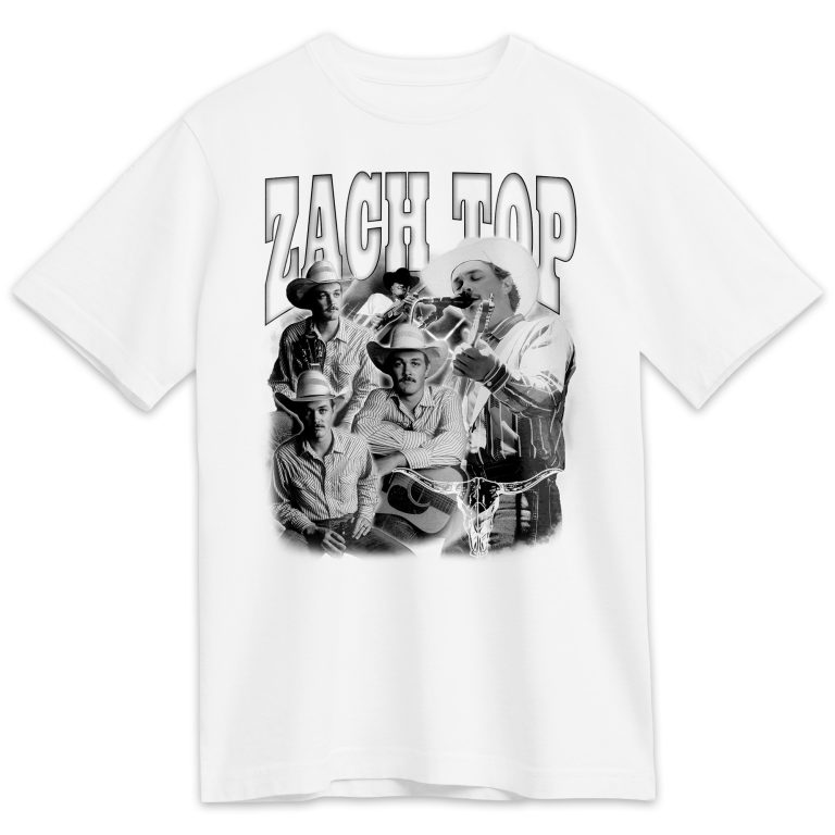 Vintage Zachh Top Shirt, Bootleg Country Music Tee
