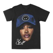 SZA Smiley "Big Face" Graphic Tee, Rap T-shirt, Hip-hop Style