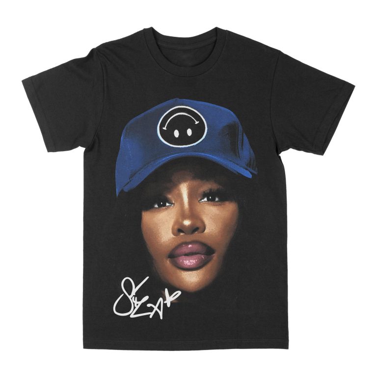SZA Smiley "Big Face" Graphic Tee, Rap T-shirt, Hip-hop Style