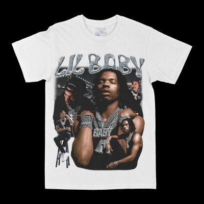 Lil Baby "Chains" Graphic Tee, Rap T-shirt, Hip-hop Style