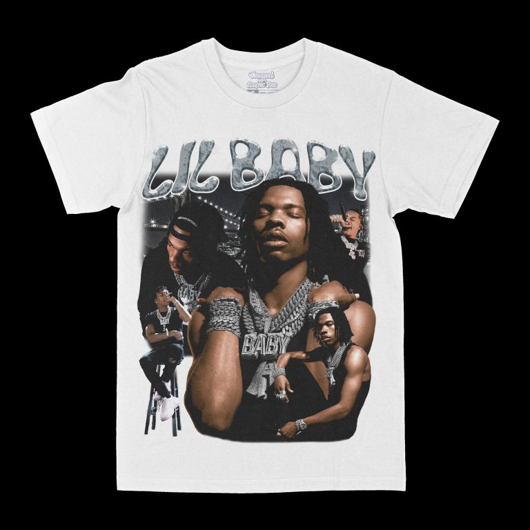 Lil Baby "Chains" Graphic Tee, Rap T-shirt, Hip-hop Style