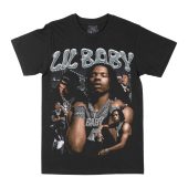 Lil Baby "Chains" Graphic Tee, Rap T-shirt, Hip-hop Style