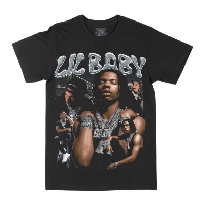 Lil Baby "Chains" Graphic Tee, Rap T-shirt, Hip-hop Style