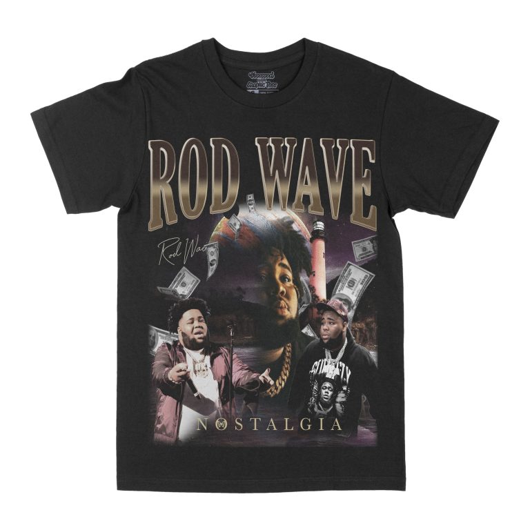 Rod Wave "Nostalgia" Graphic Tee, Rap T-shirt, Hip-hop Style