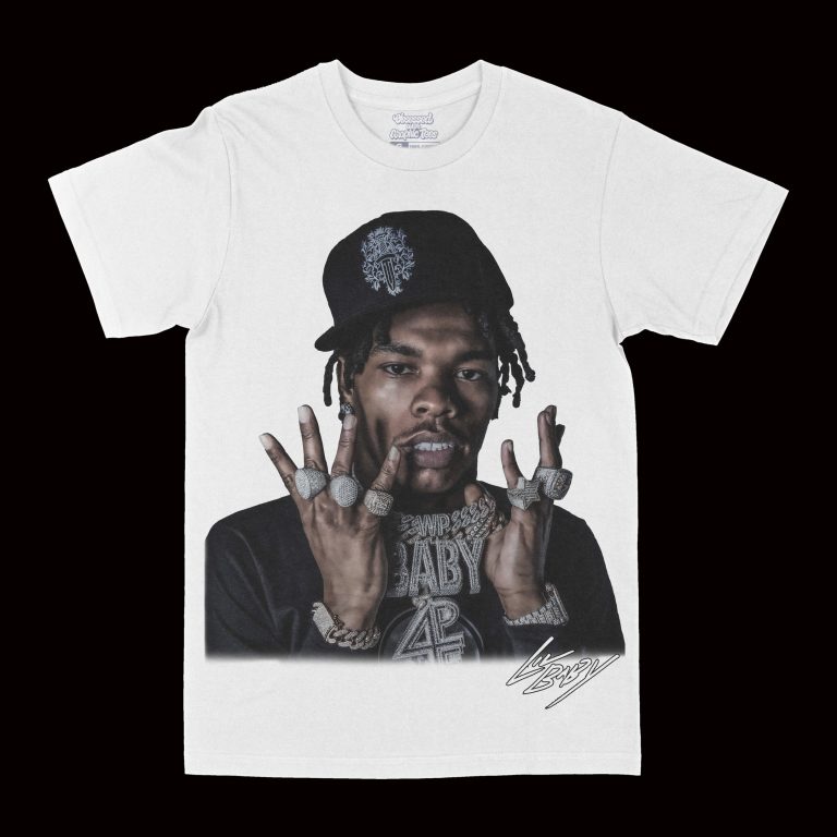 Lil Baby "4PF" Graphic Tee, Rap T-shirt, Hip-hop Style