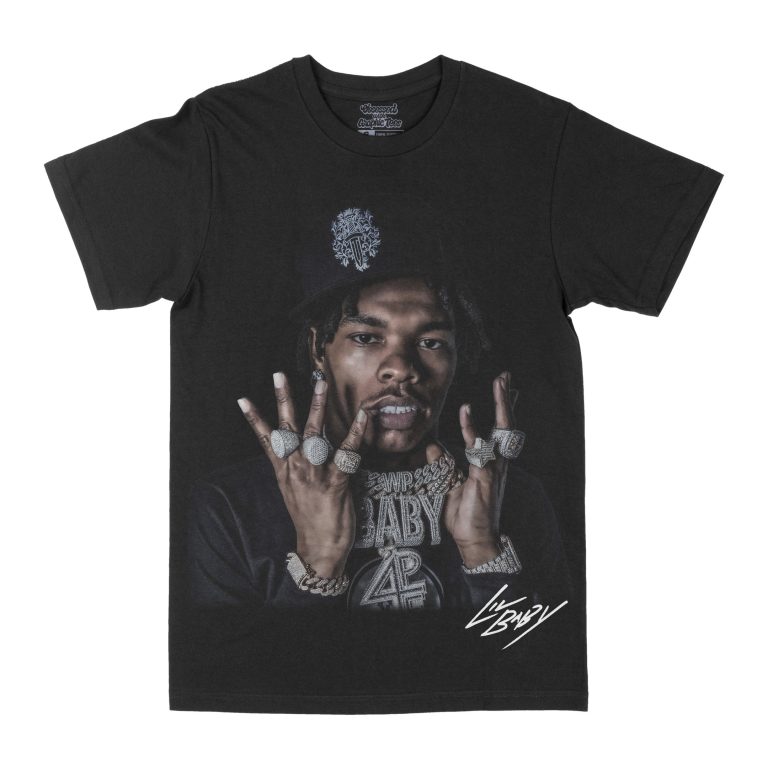 Lil Baby "4PF" Graphic Tee, Rap T-shirt, Hip-hop Style