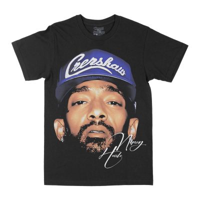 Nipsey Hussle "Big Face" Graphic Tee, Rap T-shirt, Hip-hop Style