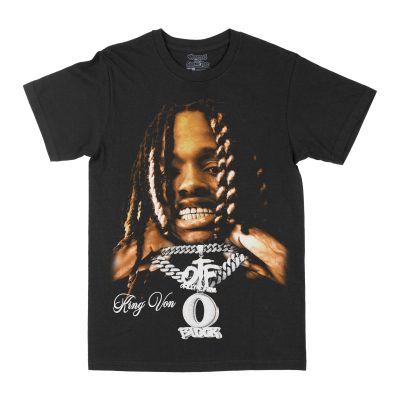 King Von "Big Face" Graphic Tee, Rap T-shirt, Hip-hop Style