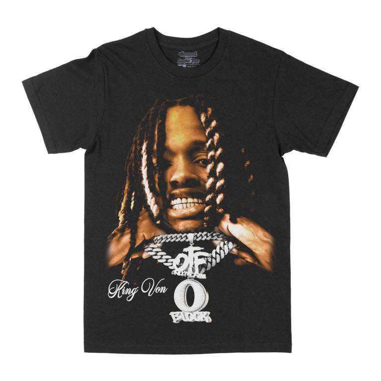 King Von "Big Face" Graphic Tee, Rap T-shirt, Hip-hop Style