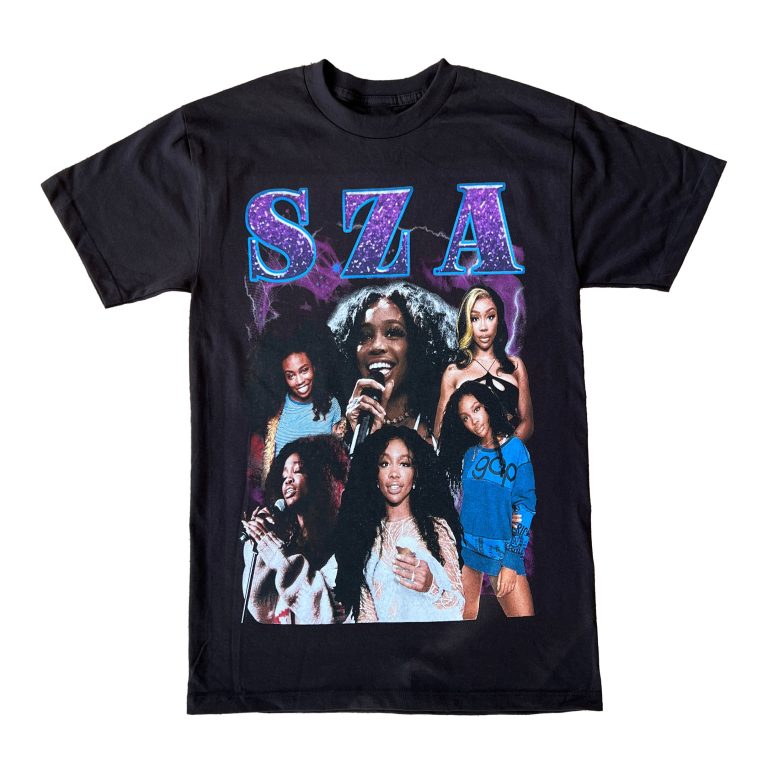 SZA "Purple" Graphic Tee, Rap T-shirt, Hip-hop Style