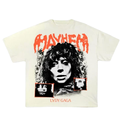 TEE LADY GAGA MAYHEM, Pop Music T-shirt, Fan Merch