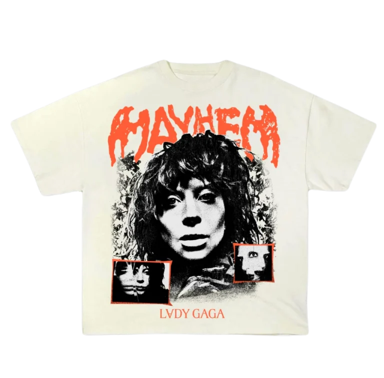 TEE LADY GAGA MAYHEM, Pop Music T-shirt, Fan Merch