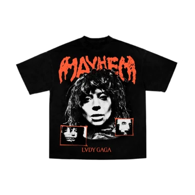 TEE LADY GAGA MAYHEM, Pop Music T-shirt, Fan Merch
