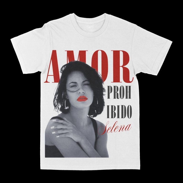 Selena Amor Graphic Tee, Pop Music T-shirt, Fan Merch