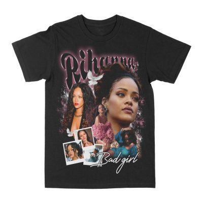 Rihanna "Badgirl" Graphic Tee, Pop Music T-shirt, Fan Merch