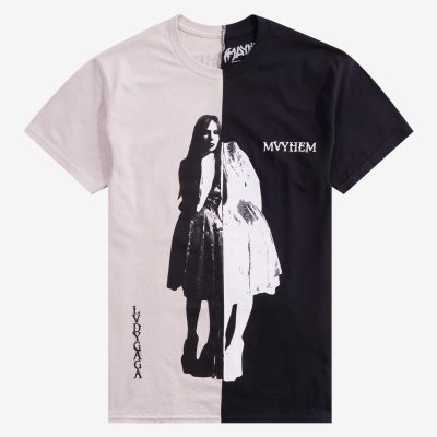 Lady Gaga Double Portrait Split T-Shirt, Pop Music T-shirt, Fan Merch