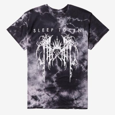 Sleep Token Jagged Logo Spiral-Dye T-Shirt, Rock Music T-shirt, Fan Merch