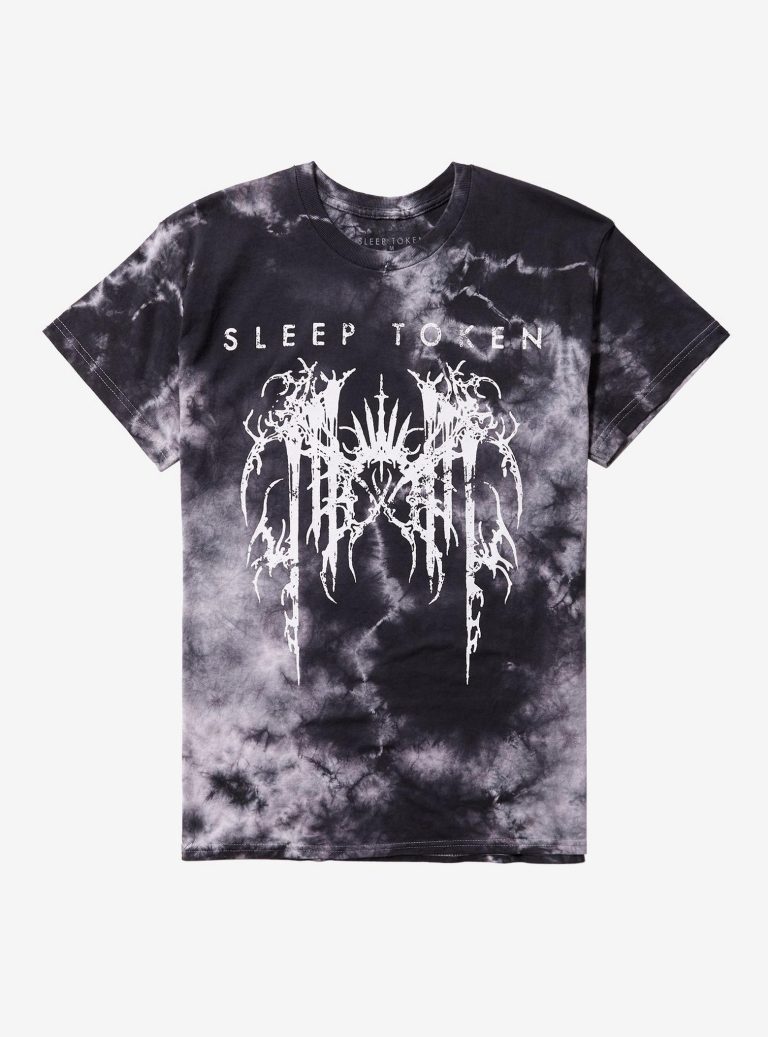 Sleep Token Jagged Logo Spiral-Dye T-Shirt, Rock Music T-shirt, Fan Merch