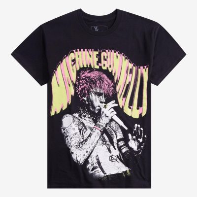 Machine Gun Kelly Pink Hair Portrait T-Shirt, Rock Music T-shirt, Fan Merch