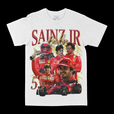 Carlos Sainz Jr Graphic Tee, Racing T-shirt, Sport T-shirt