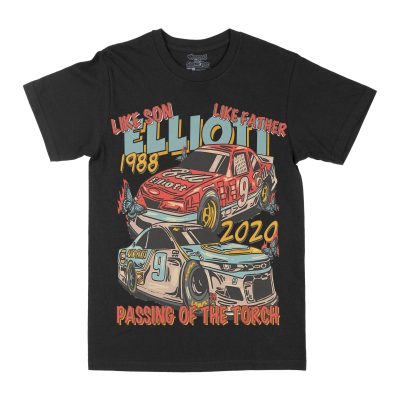 Elliott "Like Father, Like Son" Graphic Tee, Racing T-shirt, Sport T-shirt
