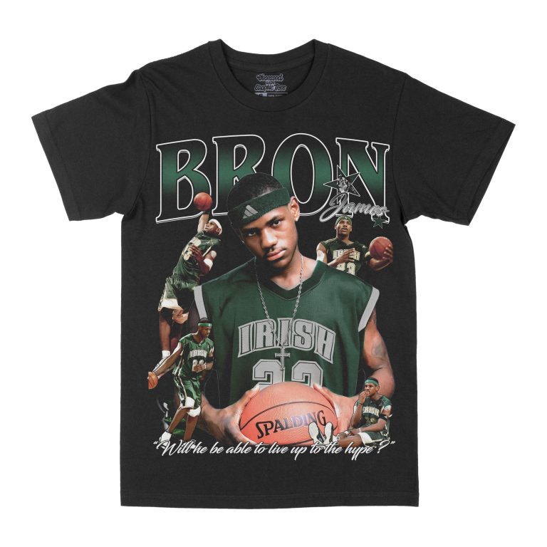 Bron James Graphic Tee, Basketball T-shirt, Sport T-shirt