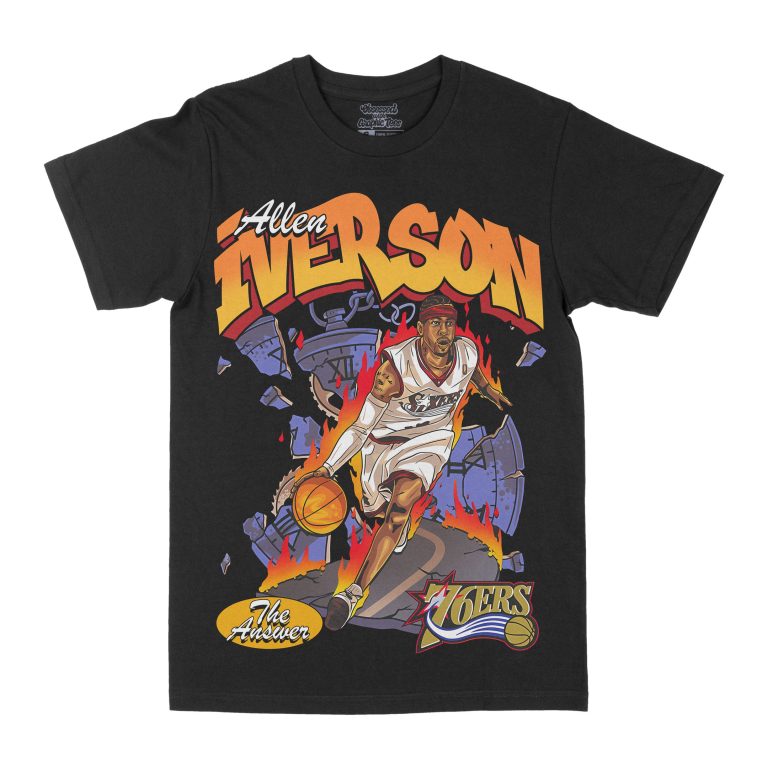Allen Iverson "The Answer" Graphic Tee, Basketball T-shirt, Sport T-shirt