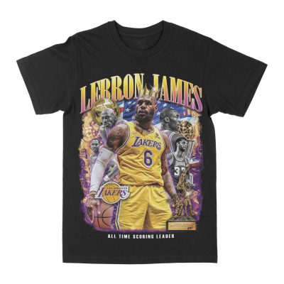 Lebron James All Time Leading Scorer Graphic Tee, Basketball T-shirt, Sport T-shirt