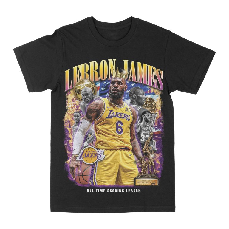 Lebron James All Time Leading Scorer Graphic Tee, Basketball T-shirt, Sport T-shirt