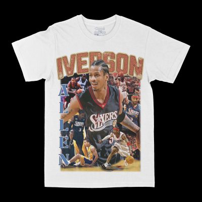 Allen Iverson "Step Over" Graphic Tee, Basketball T-shirt, Sport T-shirt