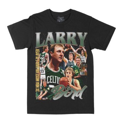 Larry Bird "MVP" Graphic Tee, Basketball T-shirt, Sport T-shirt