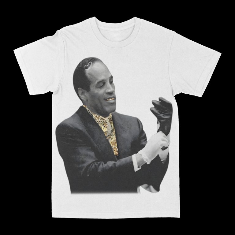 OJ Simpson "Gold Grill" Graphic Tee, Football T-shirt, Sport T-shirt