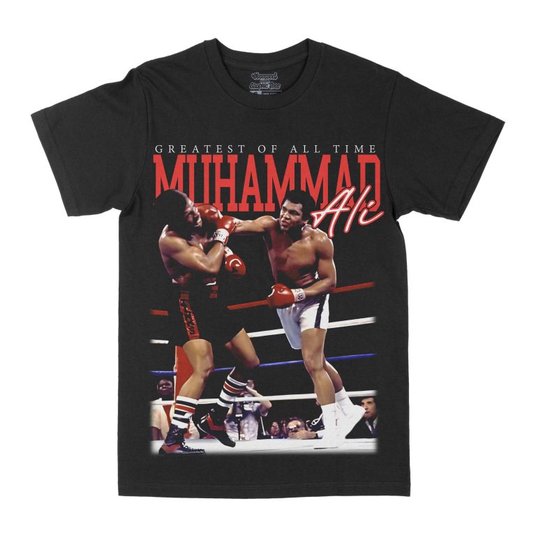 Muhammad Ali "GOAT" Graphic Tee, Boxing T-shirt, Sport T-shirt