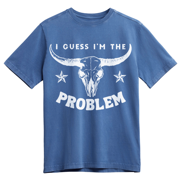 I Guess I'M The Problem Printed Short-Sleeved T-Shirt