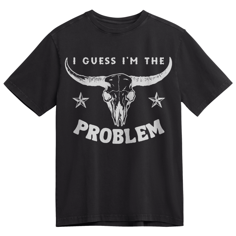 I Guess I'M The Problem Printed Short-Sleeved T-Shirt