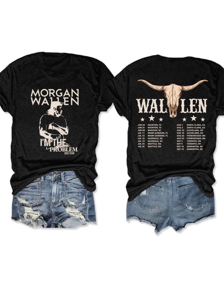 Wallen Tour 2025 T-Shirt Western Country Music