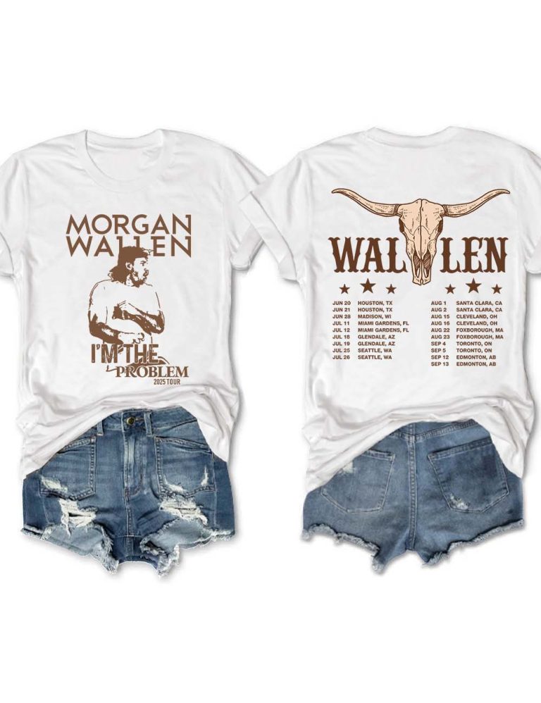 Wallen Tour 2025 T-Shirt Western Country Music